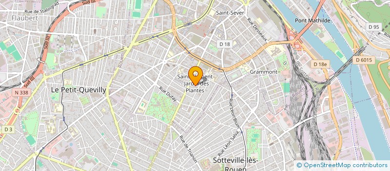 localisation de l'entreprise LE COQ TRANS FRANCE  ROUEN