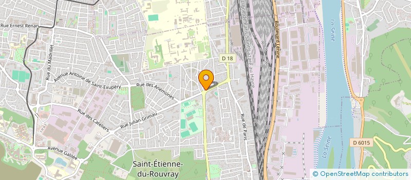 localisation de l'entreprise LE COQ VERT PICARD à SAINT-ETIENNE-DU-ROUVRAY