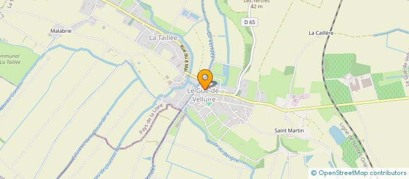 localisation de l'entreprise LE COQUE  DARGENT  LE GUE-DE-VELLUIRE