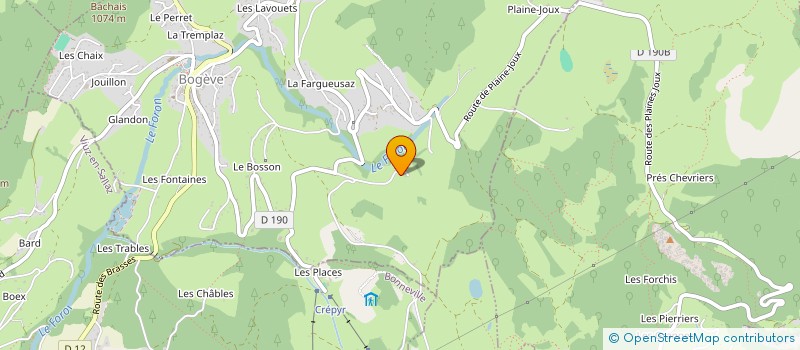 localisation de l'entreprise LE COQUELET DU MONT BLANC  VIUZ-EN-SALLAZ