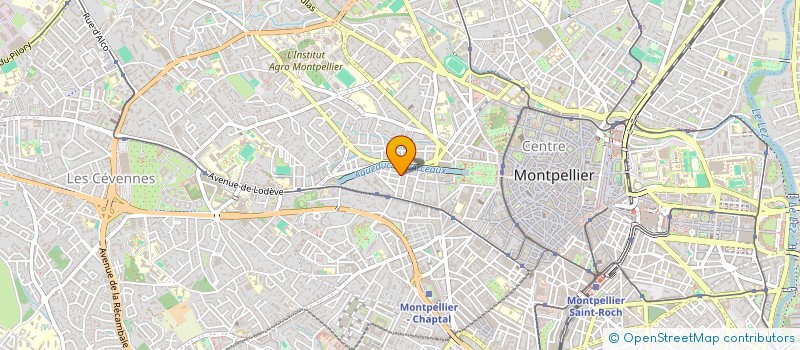 localisation de l'entreprise LE COQUELICOT à MONTPELLIER