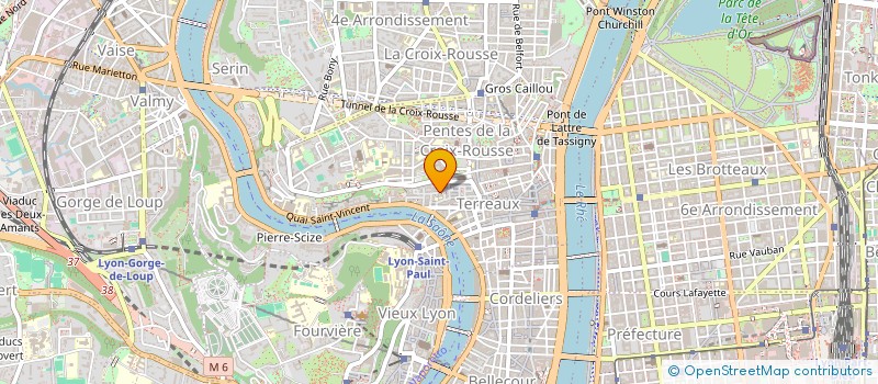 localisation de l'entreprise LE CORACLE à LYON