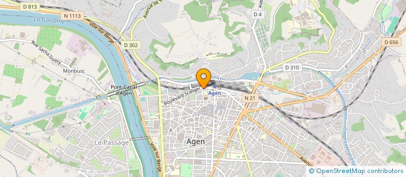 localisation de l'entreprise LE CORAIL à AGEN