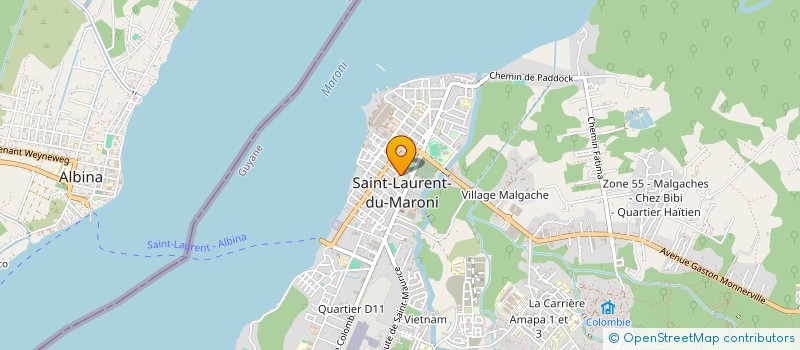 localisation de l'entreprise LE CORAIL à SAINT-LAURENT-DU-MARONI