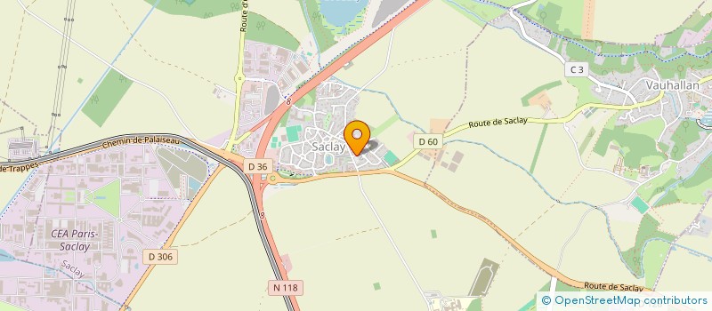 localisation de l'entreprise LE CORAIL  SACLAY