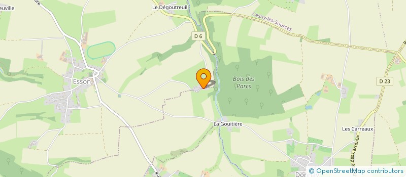 localisation de l'entreprise LE CORDISTE  ESSON