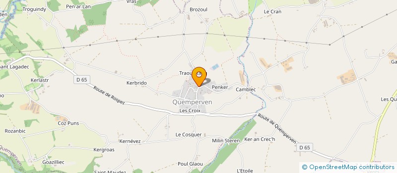 localisation de l'entreprise LE CORMEC LARIQUE  COATREVEN