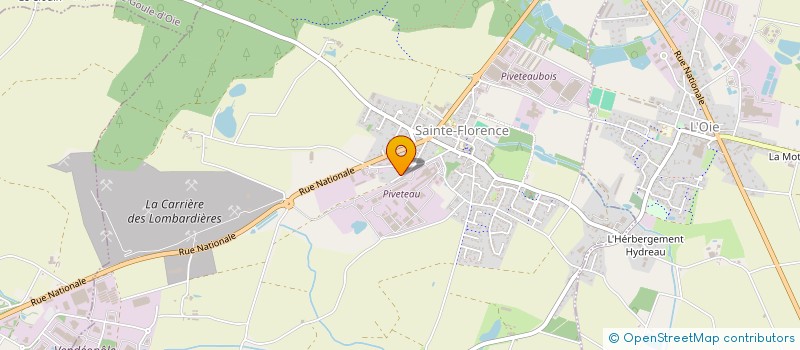 localisation de l'entreprise LE CORMIER  CHANVERRIE