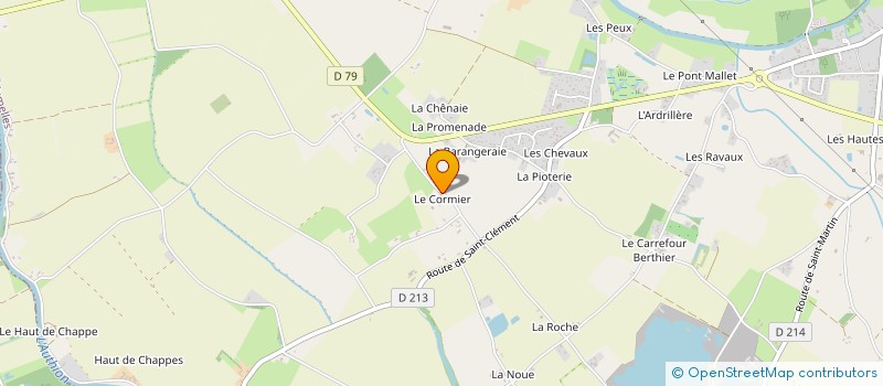localisation de l'entreprise LE CORMIER à LONGUE-JUMELLES