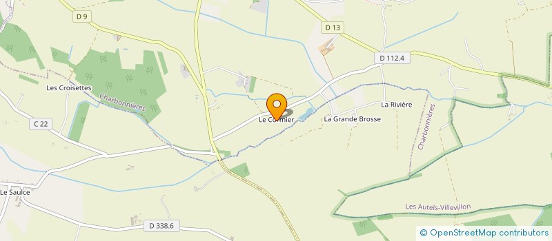localisation de l'entreprise LE CORMIER à COUDRAY-AU-PERCHE
