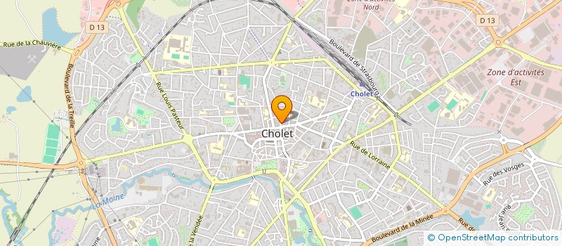 localisation de l'entreprise LE CORMIER à CHOLET
