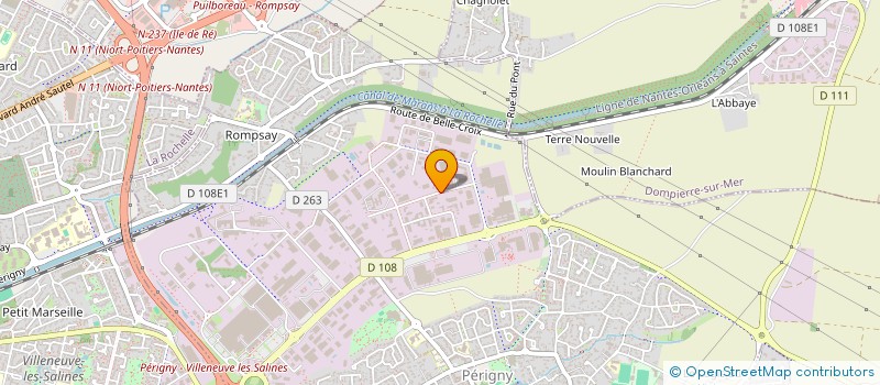 localisation de l'entreprise LE CORMIER SARL  PERIGNY