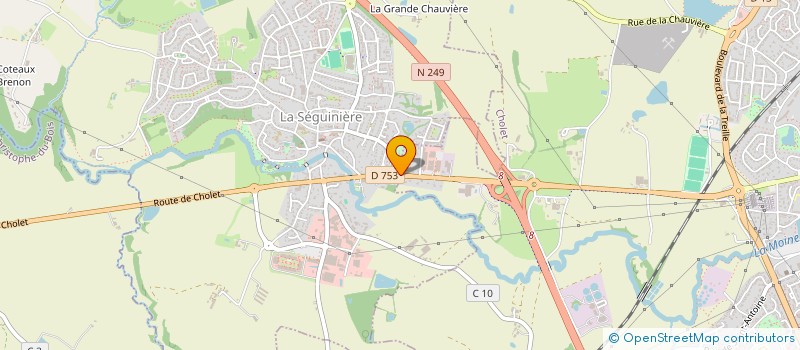 localisation de l'entreprise LE CORMIER-XCJS à CHOLET