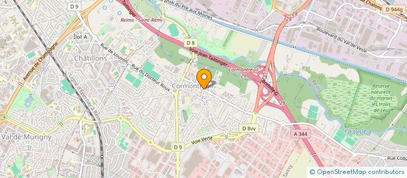 localisation de l'entreprise LE CORMONT  CORMONTREUIL