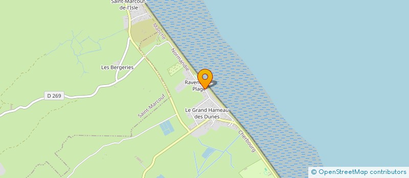 localisation de l'entreprise LE CORMORAN à SAINTE-MERE-EGLISE