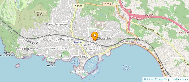 localisation de l'entreprise LE CORMORAN à BANDOL