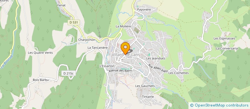 localisation de l'entreprise LE CORNAFION à VILLARD-DE-LANS