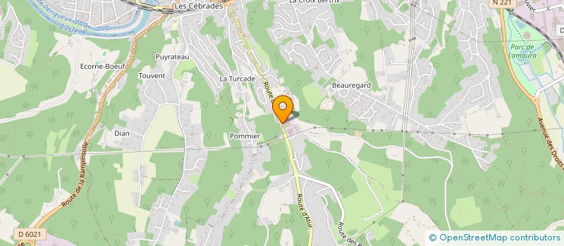 localisation de l'entreprise LE CORNER 24  BOULAZAC ISLE MANOIRE