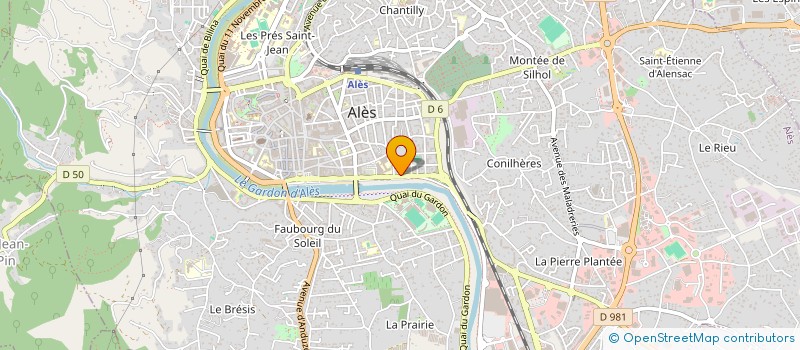 localisation de l'entreprise LE CORNER à ALES