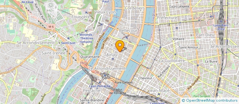 localisation de l'entreprise LE CORNER à LYON