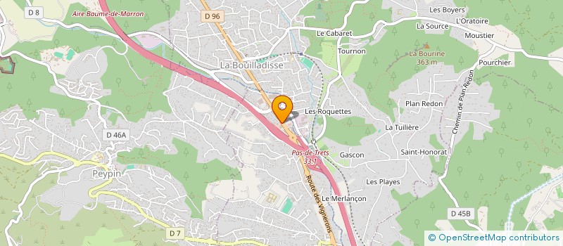 localisation de l'entreprise LE CORNER DES EPICURIENS  LA DESTROUSSE