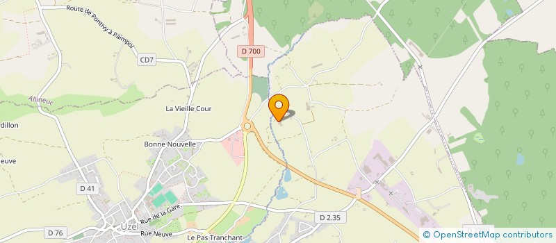 localisation de l'entreprise LE CORNET à SAINT-HERVE
