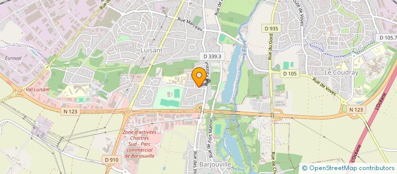 localisation de l'entreprise LE CORNET A SPIRALE à LUISANT