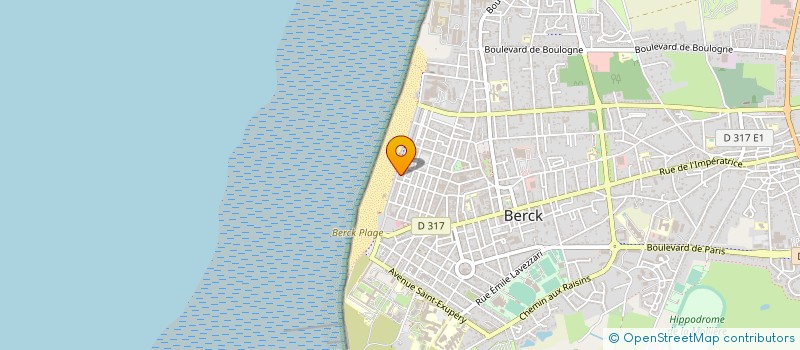 localisation de l'entreprise LE CORNET D'AMOUR à BERCK