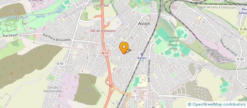 localisation de l'entreprise LE CORON DES ARTS à LENS