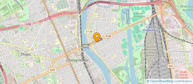 localisation de l'entreprise LE COROSSOL D'AFRIQUE  CHOISY-LE-ROI