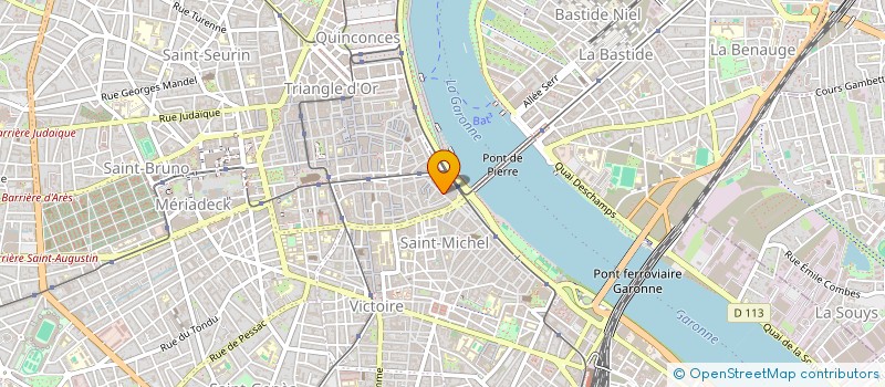 localisation de l'entreprise LE CORPS A COEUR à BORDEAUX