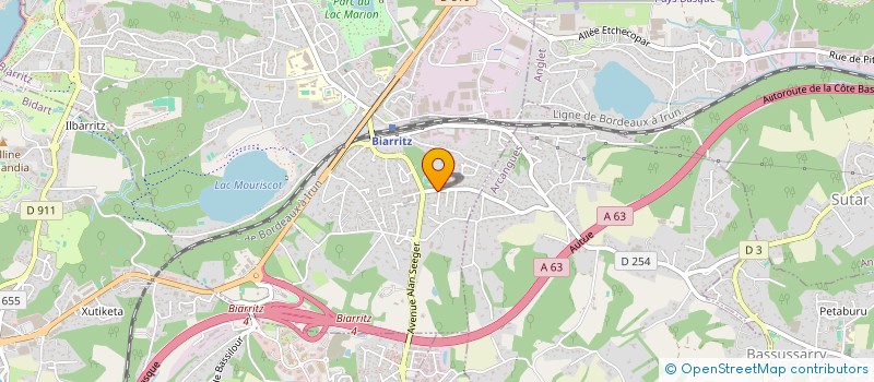 localisation de l'entreprise LE CORPS DI-VIN  BIARRITZ