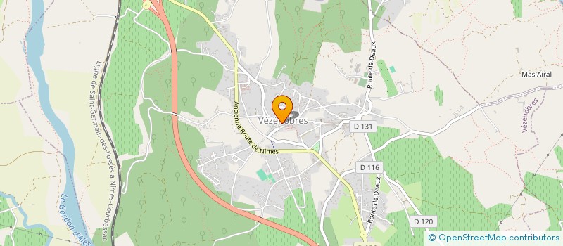 localisation de l'entreprise LE CORPS EN SCENE  SAINT-BAUZELY