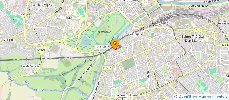 localisation de l'entreprise LE CORPS EN VOIX à CAEN
