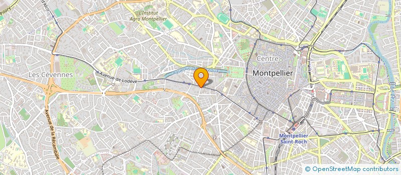 localisation de l'entreprise LE CORPS ET L' ESPACE EL CUERPO Y EL ESPACIO à MONTPELLIER