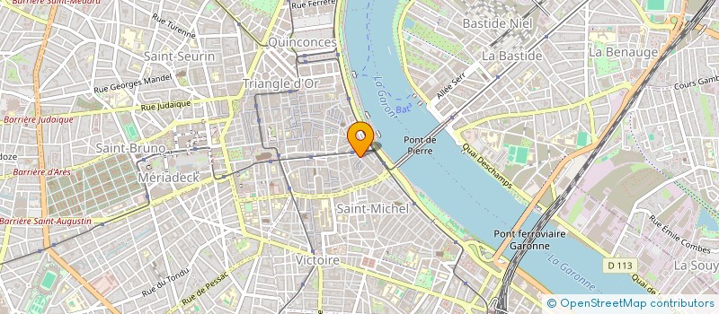 localisation de l'entreprise LE CORPS PASSERELLE à BORDEAUX