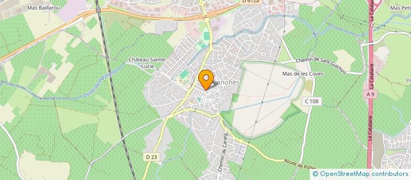 localisation de l'entreprise LE CORRAL CATALAN  CANOHES