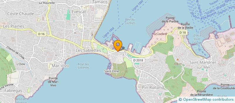 localisation de l'entreprise LE CORRE à LA SEYNE-SUR-MER