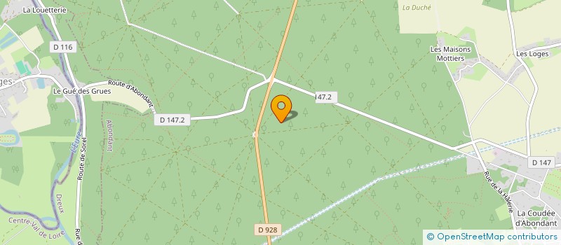 localisation de l'entreprise LE CORRE BTP à BROUE