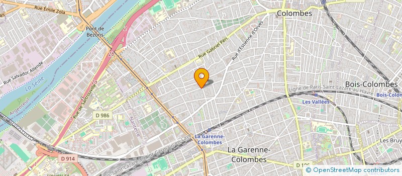 localisation de l'entreprise LE CORRE JUGE à COLOMBES