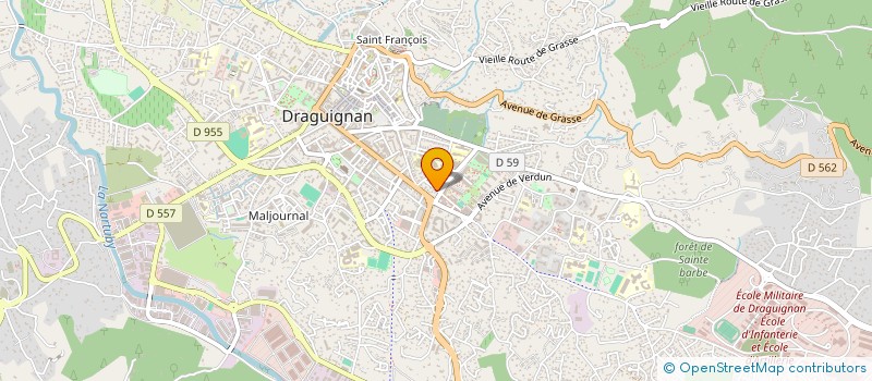 localisation de l'entreprise LE CORRESPONDANT ECOLE DU GRAND REPORTAGE à DRAGUIGNAN