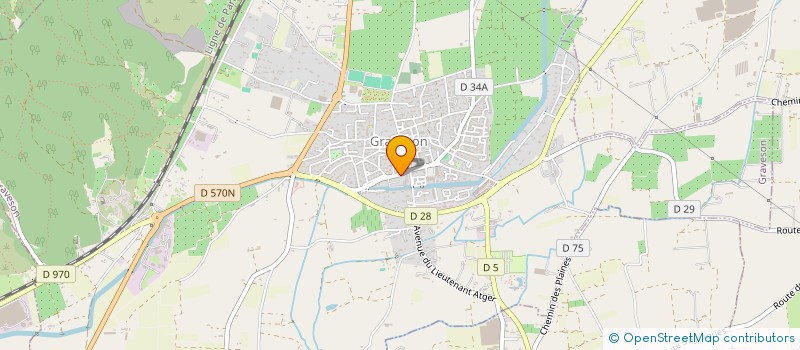 localisation de l'entreprise LE CORRIDOR  GRAVESON