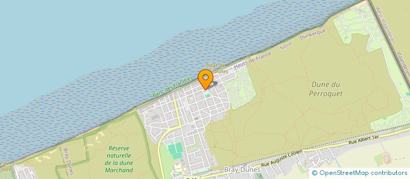 localisation de l'entreprise LE CORROLL'HAIR  BRAY-DUNES