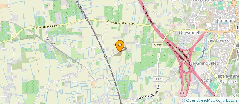 localisation de l'entreprise LE CORSAIRE  ORANGE