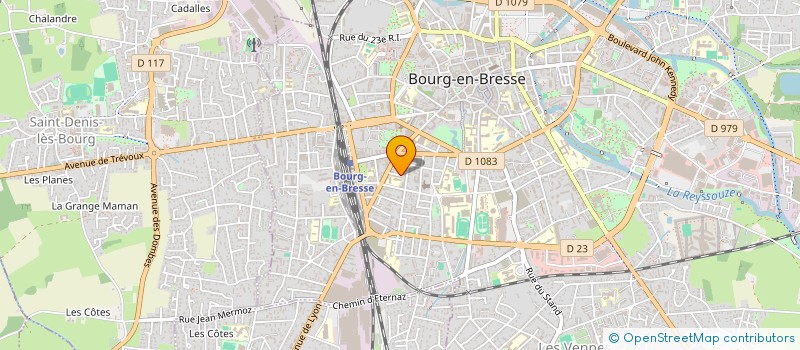 localisation de l'entreprise LE CORVAISIER à BOURG-EN-BRESSE