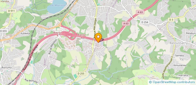 localisation de l'entreprise LE CORVEC SOCIETE NOUVELLE à BIDART