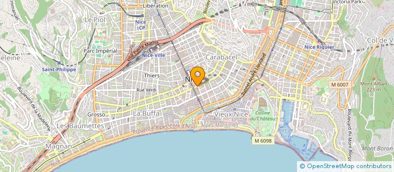 localisation de l'entreprise LE CORVESY à NICE