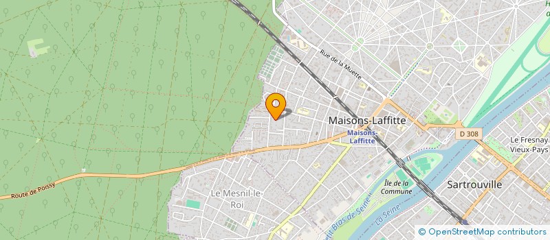 localisation de l'entreprise LE CORZIC  MAISONS-LAFFITTE