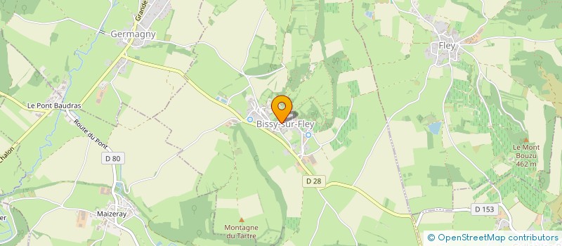 localisation de l'entreprise LE COS-PIGUET à CORTEVAIX
