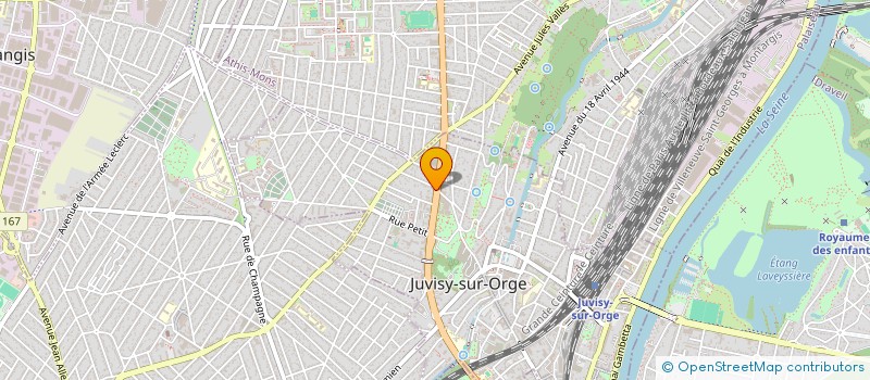 localisation de l'entreprise LE COSI à JUVISY-SUR-ORGE